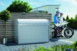 Biohort Opbergbox Storemax 160 Zilver Metallic 78X163Cm
