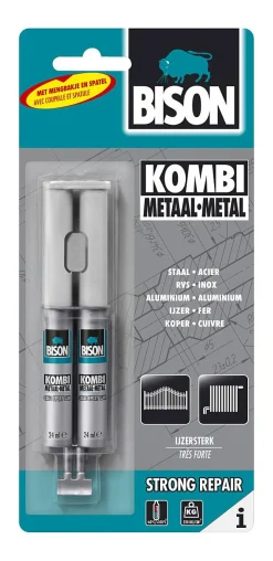 Bison Universele Epoxylijm Kombi Metaal Crd 24Ml