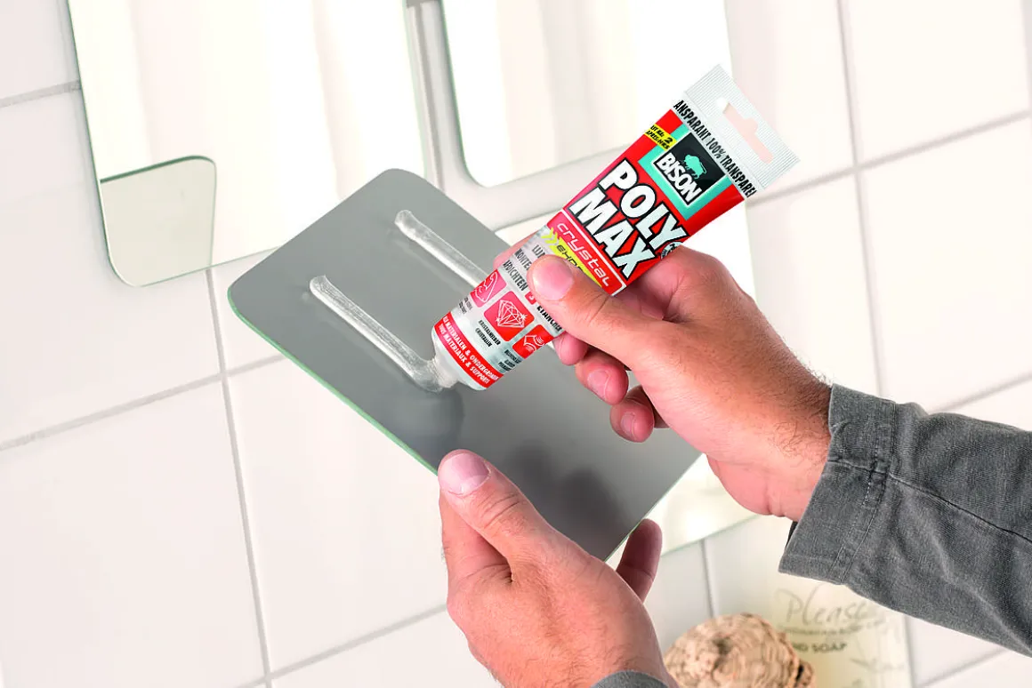 Bison Universele Montagelijm Poly Max Crystal Express Tub 115G
