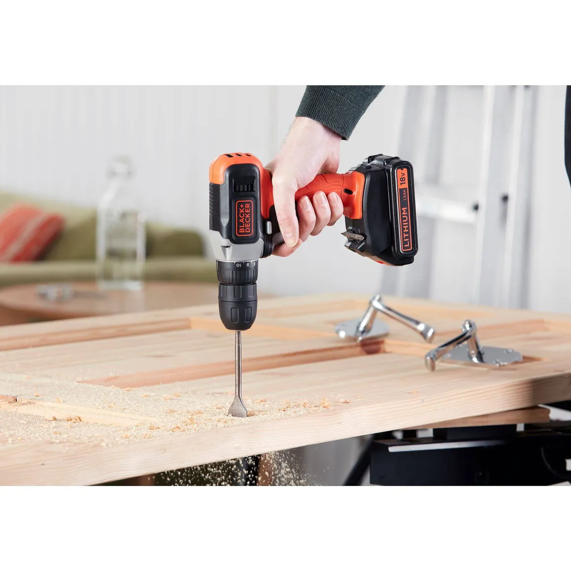 Black+Decker Accuboormachine Bcd001C2-Qw 18V (2 Accu'S)