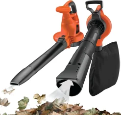 Black+Decker Elektrische Bladblazer Gw3030-Qs 3000W - 50L Opvangbak