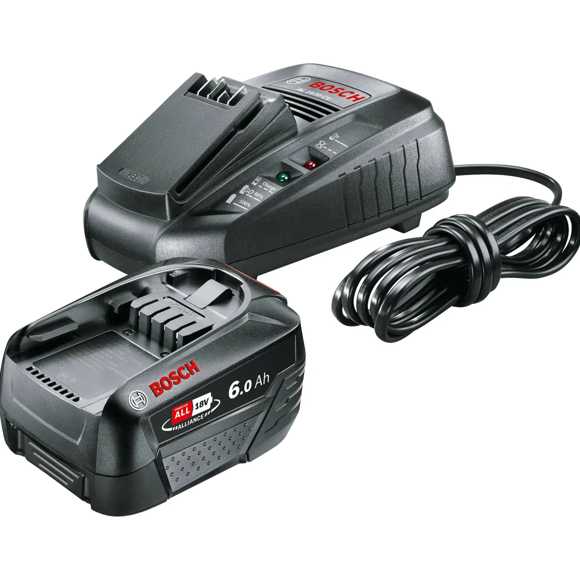 Bosch Accu En Lader Al 1830 Cv Li-Ion 18V 6Ah