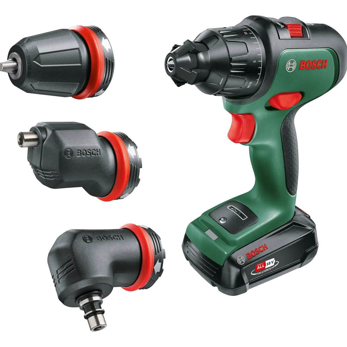 Bosch Accuboormachine Met Klopfunctie Advancedimpact Quicksnap 18V (2 Accu'S)