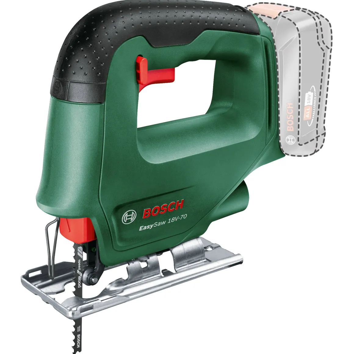 Bosch Accuboormachine Met Klopfunctie + Decoupeerzaag Toolkit 18V (2 Accu'S)