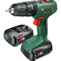 Bosch Accuboormachine Met Klopfunctie + Decoupeerzaag Toolkit 18V (2 Accu'S)