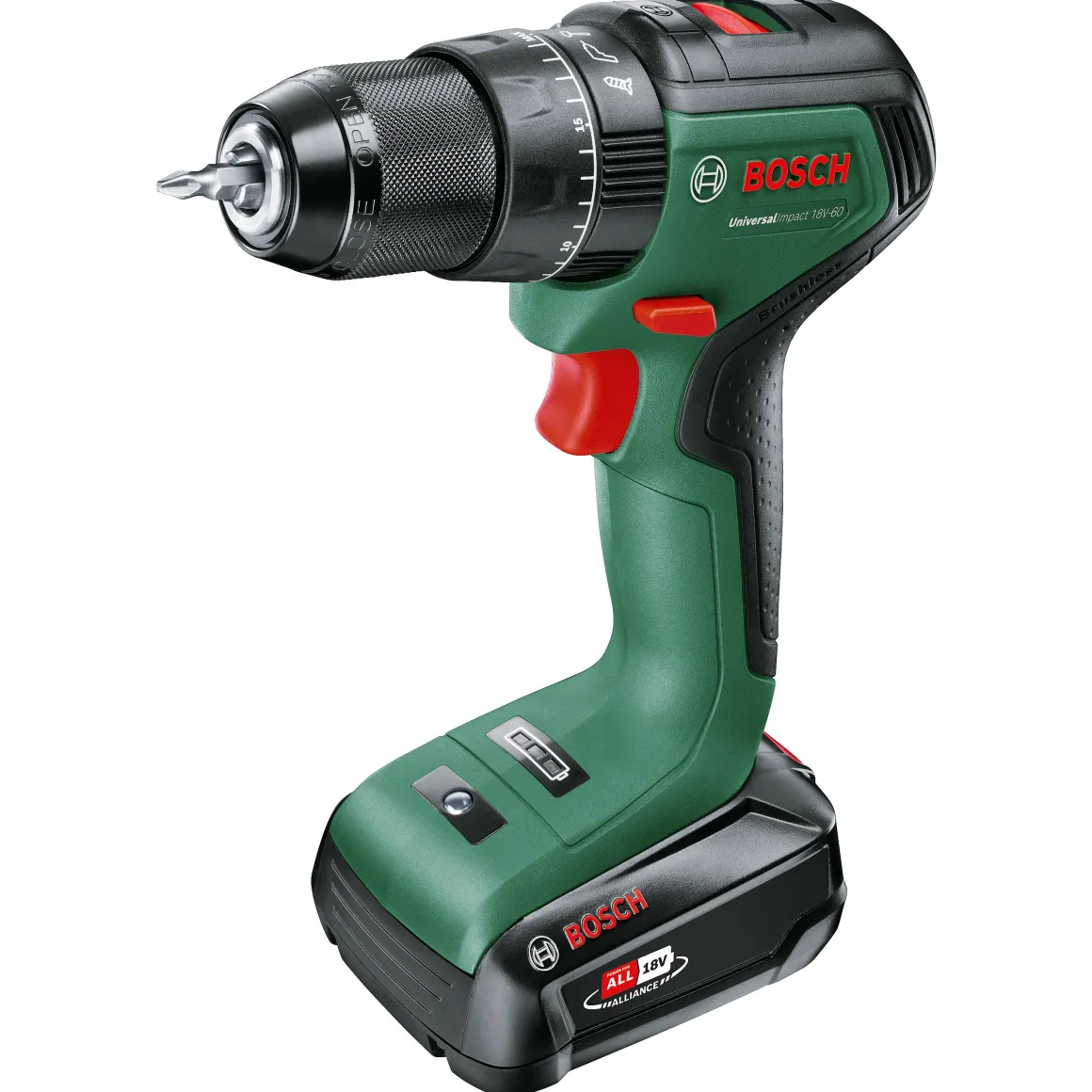 Bosch Accuboormachine Met Klopfunctie Universalimpact-60 18V (2 Accu'S)