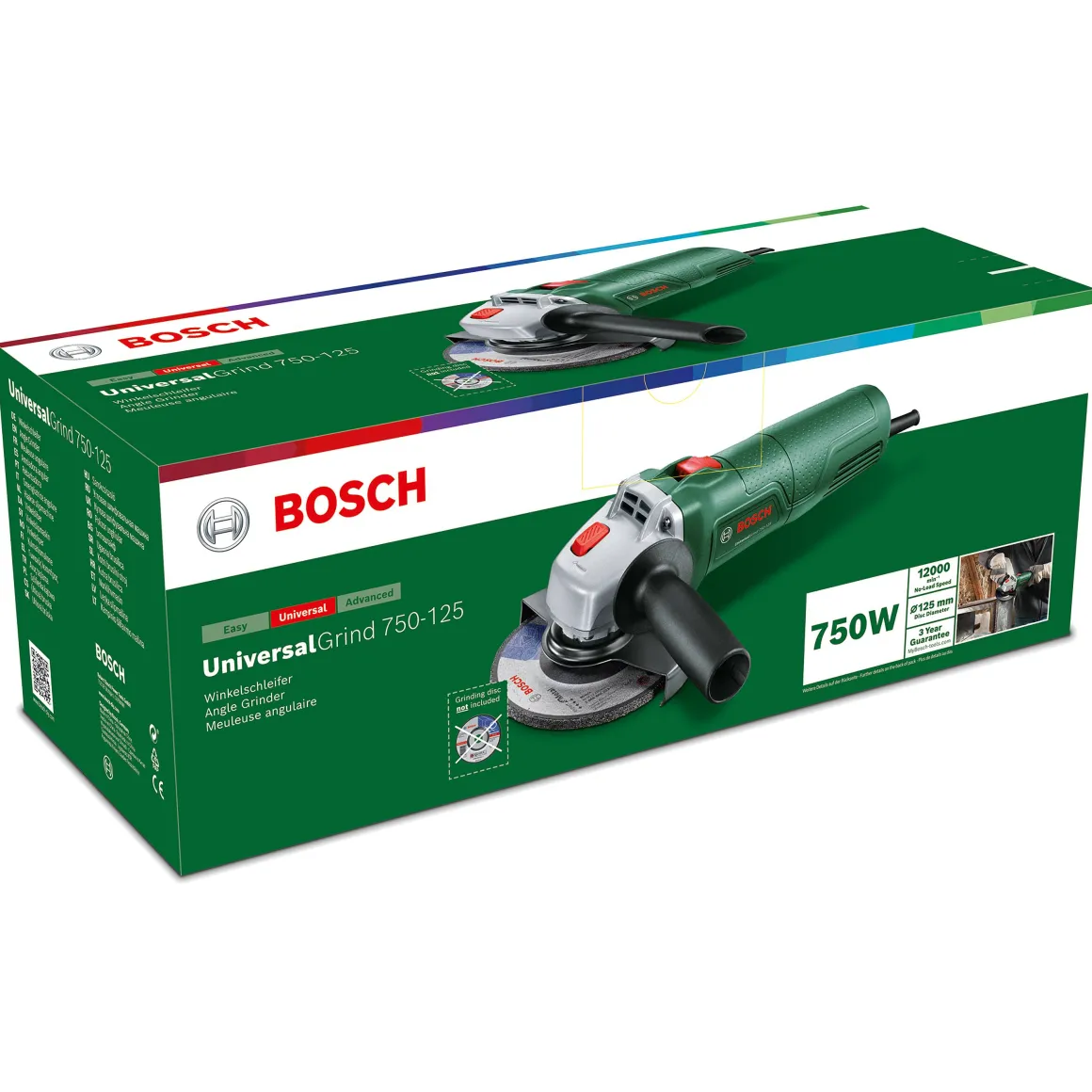 Bosch Haakse Slijper Universalgrind 750-126