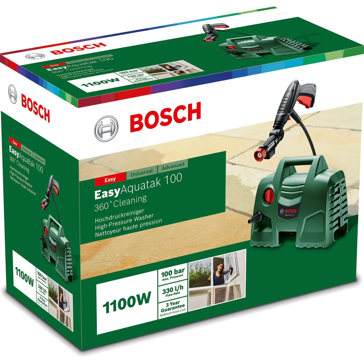 Bosch Hogedrukreiniger Easy Aquatak 100 1200W