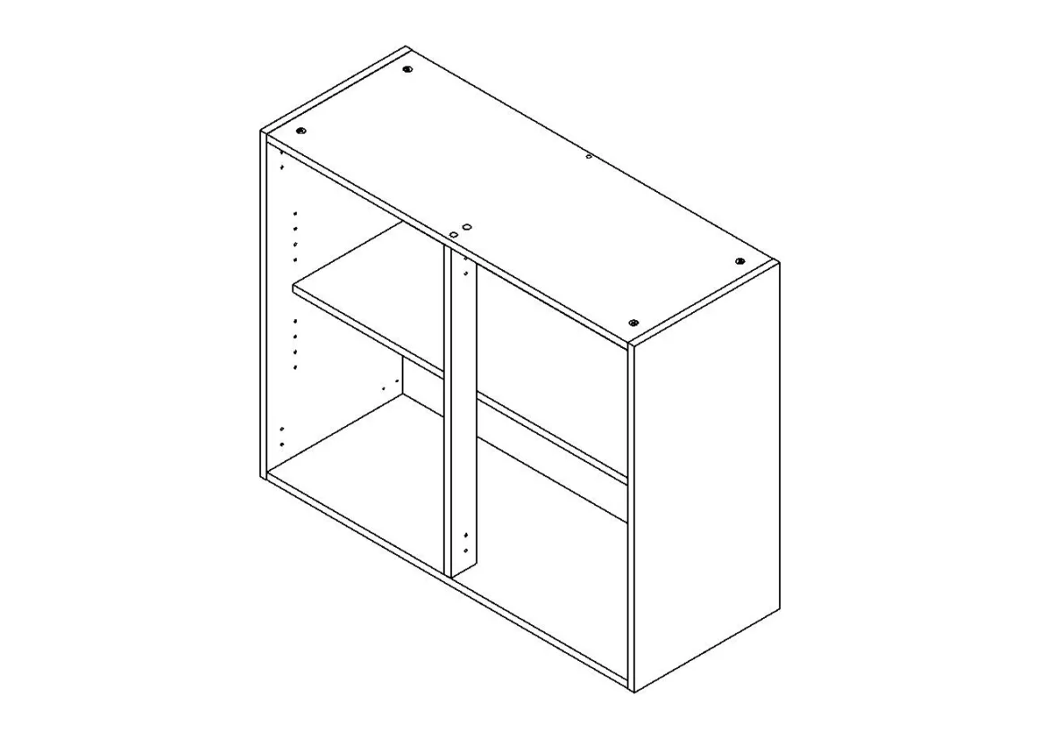 Bovenkast Keuken Modulo Wit 90Cm