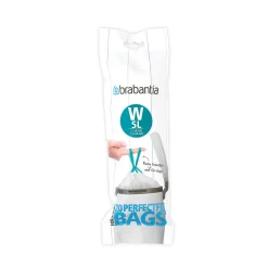 Brabantia Afvalzak Perfectfit W Wit 5L 20 Stuks