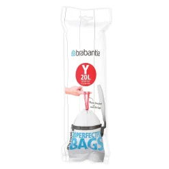 Brabantia Afvalzak Perfectfit Y Wit 20L 20 Stuks