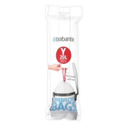 Brabantia Afvalzak Perfectfit Y Wit 20L 20 Stuks