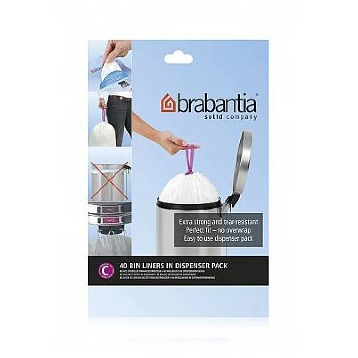 Brabantia Dispenserverpakking 'Maat C' 12L 40 Stuks