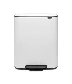 Brabantia Pedaalemmer Bo 2X30L Wit