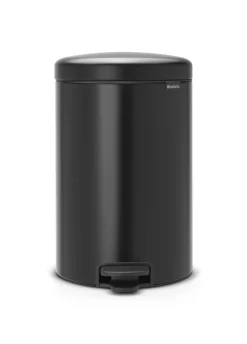 Brabantia Pedaalemmer Newicon Matt Black 20L