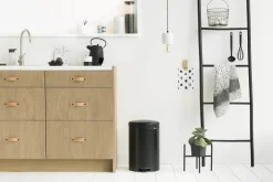Brabantia Pedaalemmer Newicon Matt Black 20L