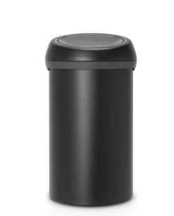 Brabantia Pedaalemmer Touch Bin 60L Mineral Moonlight Zwart