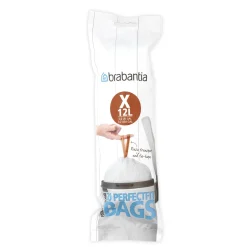 Brabantia Perfectfit Afvalzak Met Trekbandsluiting Code X 10-12L 20 Stuks/Rol Recycled