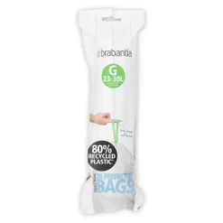 Brabantia Perfectfit Afvalzak Met Trekbandsluiting Code G 23-30L 20 Stuks/Rol Recycled
