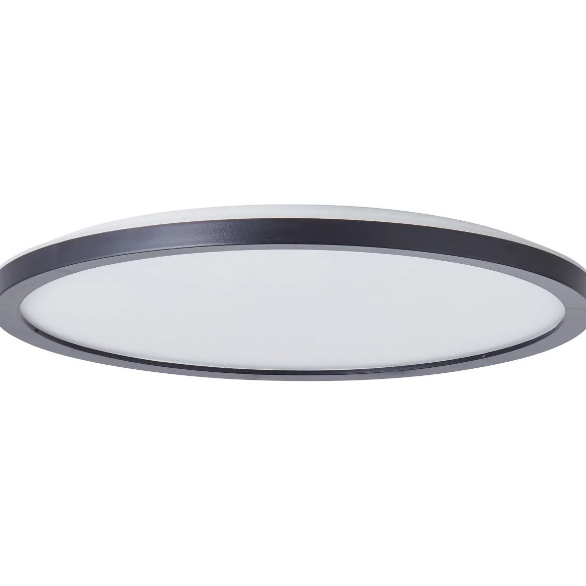 Brilliant Plafondlamp Brennan Zwart 29,4Cm Warm Wit 24W