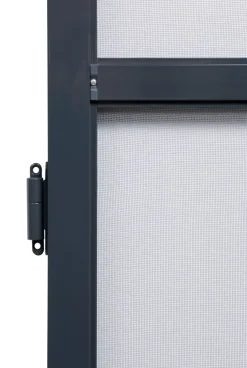 Cando Hordeur Premium - Magnetische Hordeur - Antraciet Profiel - Grijs Gaas - 100X235Cm