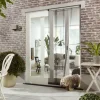 Cando Horgordijn Comfort Schuifpui - Grijs Profiel - Grijs Gaas - 120X260Cm