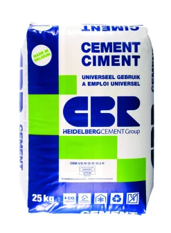 Cbr Cement Cem Ii 32,5N 25Kg + Pallet 3004837
