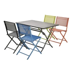 Central Park Bistrotafel Stacy Antraciet Staal 110X70Cm