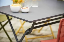 Central Park Bistrotafel Stacy Antraciet Staal 110X70Cm