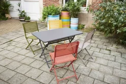 Central Park Bistrotafel Stacy Antraciet Staal 110X70Cm