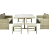 Central Park Dining Loungeset Capri Naturel 7-Delig