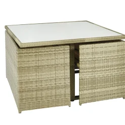 Central Park Dining Loungeset Capri Naturel 7-Delig