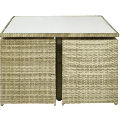 Central Park Dining Loungeset Capri Naturel 7-Delig
