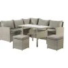 Central Park Dining Loungeset Rochelle Creme 5 Stuks