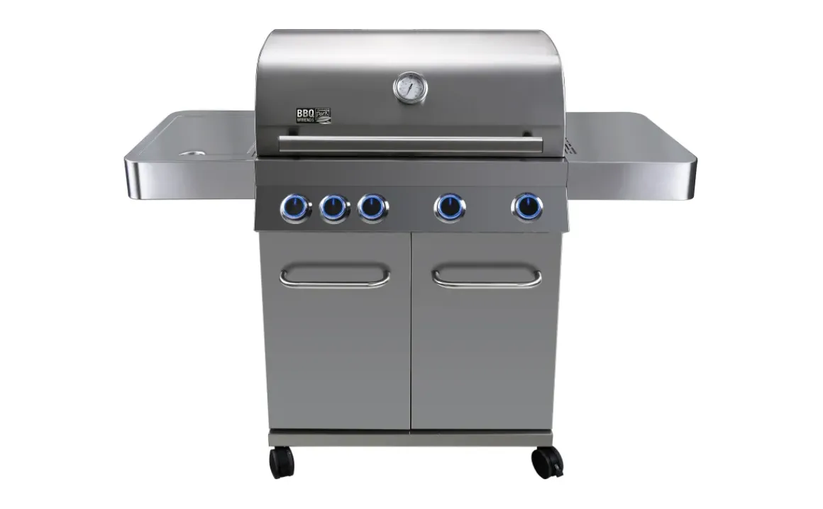 Central Park Gasbarbecue Pasadena Zilver 17Kw