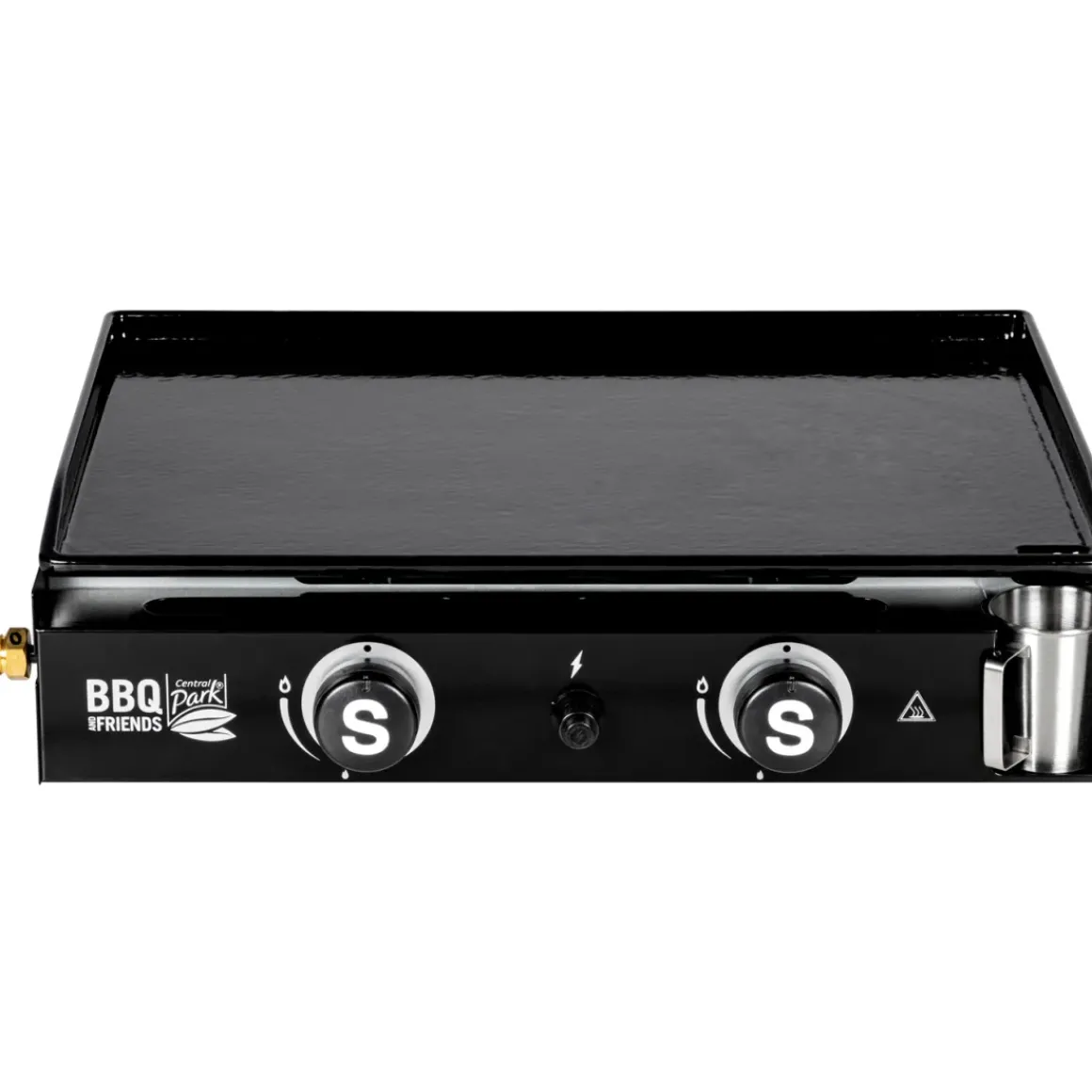 Central Park Gasbarbecue Bbq & Friends Plancha Zwart 5,3Kw 52X37,5Cm