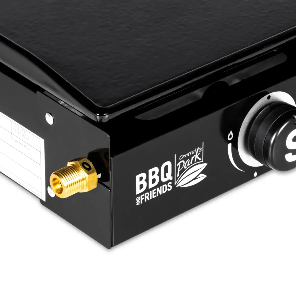 Central Park Gasbarbecue Bbq & Friends Plancha Zwart 5,3Kw 52X37,5Cm