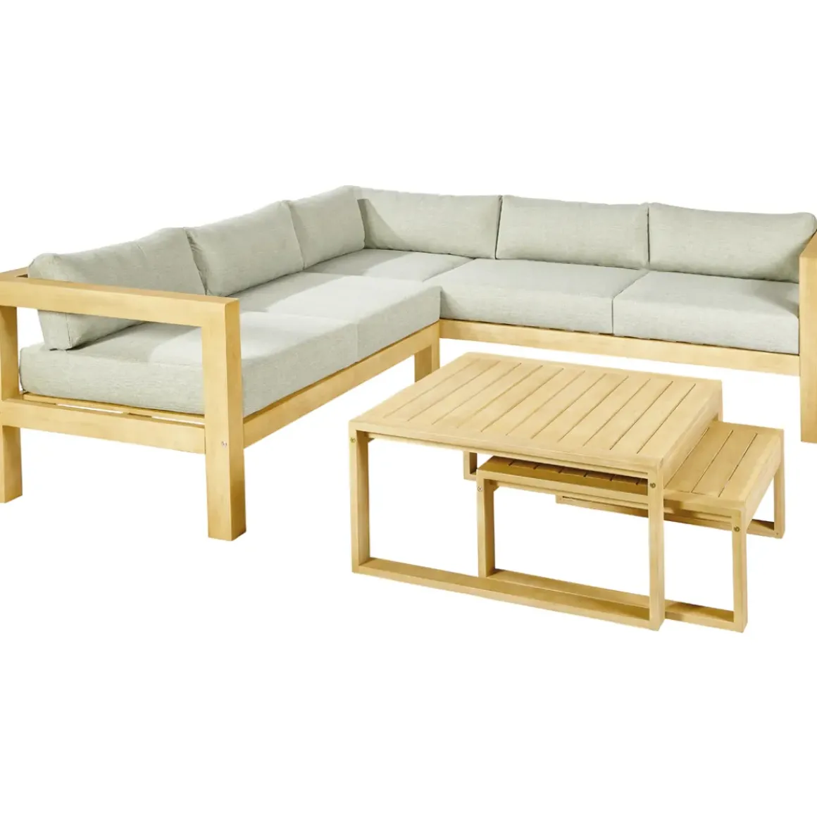 Central Park Hoekbank Loungeset Sorrento Acaciahout