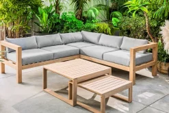 Central Park Hoekbank Loungeset Sorrento Acaciahout