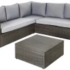 Central Park Hoekbank Loungeset Alea 3-Delig Staal Wicker