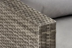 Central Park Hoekbank Loungeset Alea 3-Delig Staal Wicker