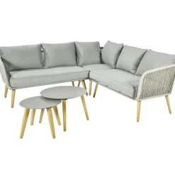 Central Park Ischia Aluminium/Textiel Loungeset 214X214Cm