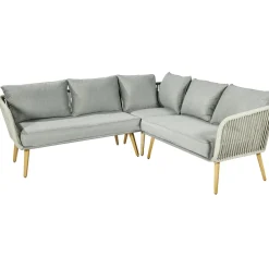 Central Park Ischia Aluminium/Textiel Loungeset 214X214Cm