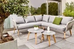 Central Park Ischia Aluminium/Textiel Loungeset 214X214Cm