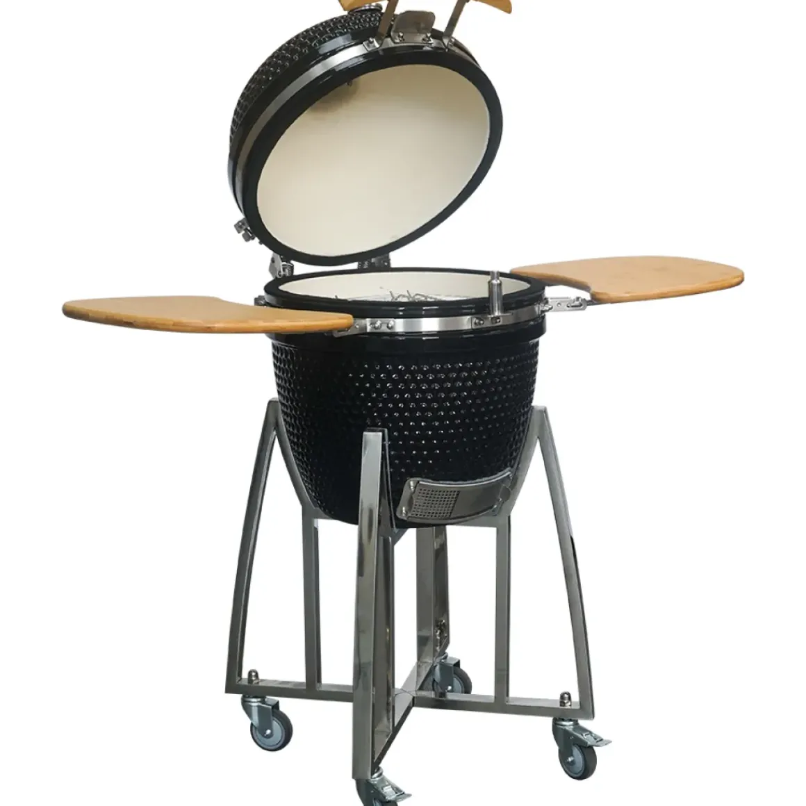 Central Park Keramische Barbecue Kamado Met Werkbladen O38,3Cm