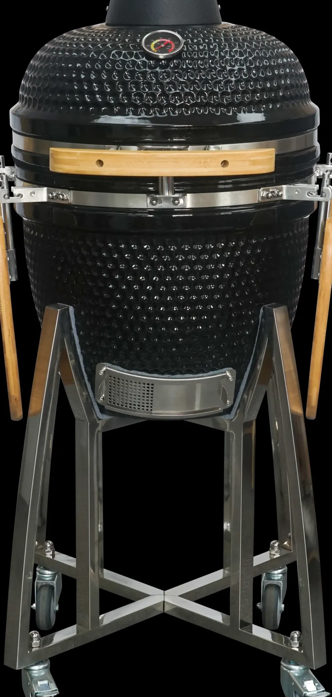 Central Park Keramische Barbecue Kamado Met Werkbladen O38,3Cm