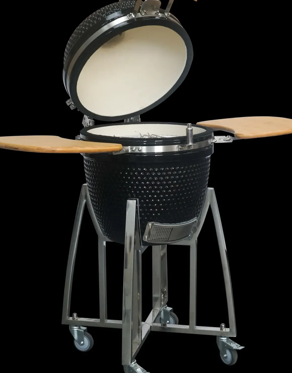 Central Park Keramische Barbecue Kamado Met Werkbladen O38,3Cm