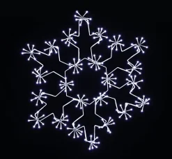 Central Park Sneeuwvlok Kerstverlichting Koel Wit 82X72Cm