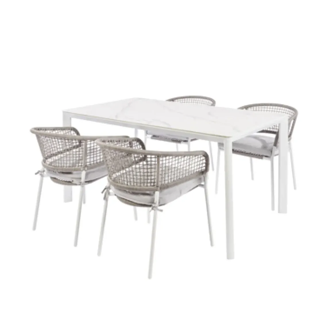 Central Park Tuinstoel Ciotat Aluminium/Wicker 60X61X74Cm