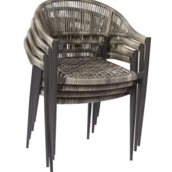 Central Park Tuinstoel Collioure Aluminiuim/Wicker 60X56,5X78Cm